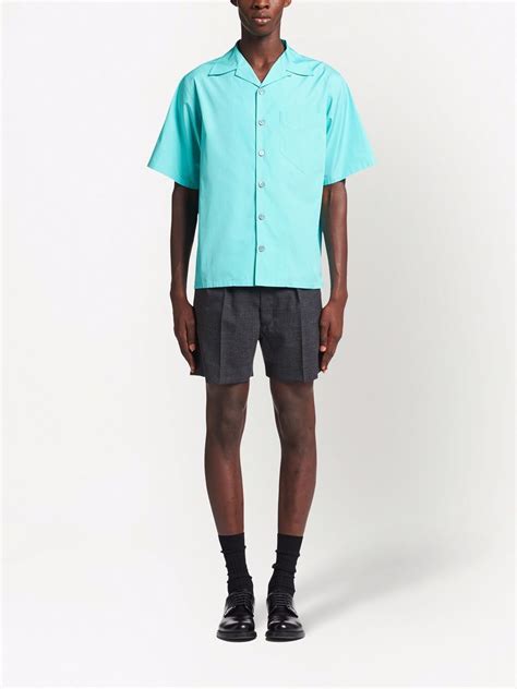 Prada Short Sleeve Button Up 